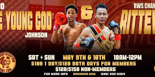 RITTEWADA & TITO JOHNSON MUAY THAI SEMINAR