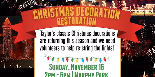 Vintage Christmas Decoration Restoration