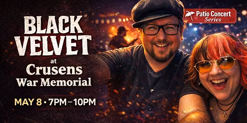 Crusens on War Patio Concert Series | Black Velvet 