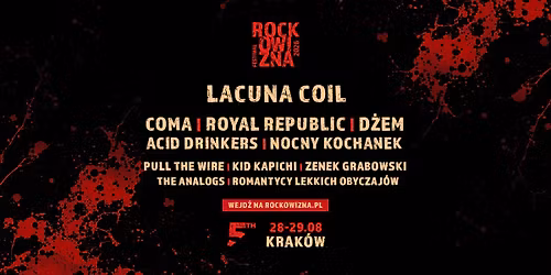 Rockowizna Festiwal 2026 - Krak\u00f3w