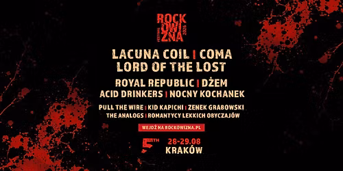 Rockowizna Festiwal 2026 - Krak\u00f3w