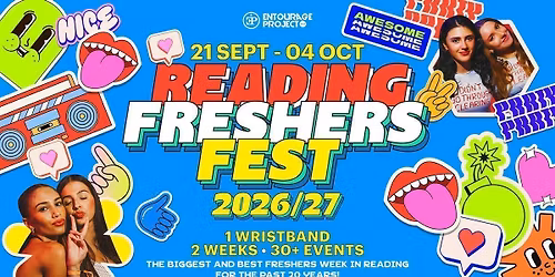 Reading Freshers Fest 26\/27 - ON SALE NOW\ud83c\udfaa