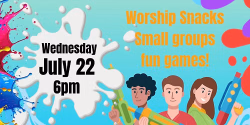 Youth Group Water War Game Night!