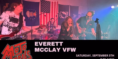 We are BACK at Everett McClay VFW Post #1296!!