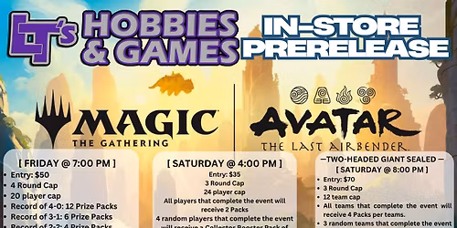 Magic The Gathering: In Store Prerelease Avatar The Last Airbender 
