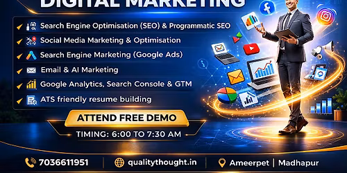 Digital Marketing Course Attend FREE DEMO