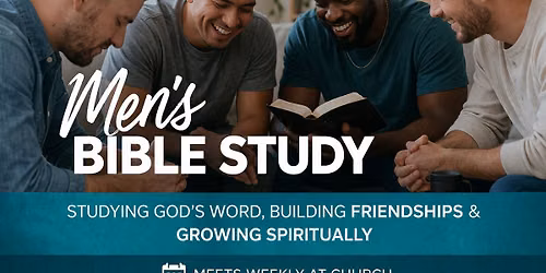 Men's Bible Study Tuesdays at Connect Church 6:30pm