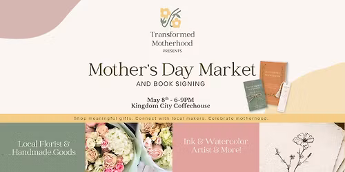 Mother's Day Market & Book Signing