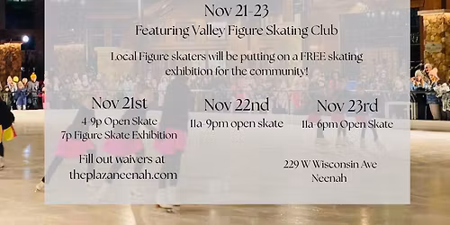 Opening weekend Nov 21-23! 