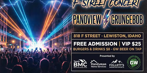 F-STREET CONCERT | PANOVIEW & GRUNGEBOB