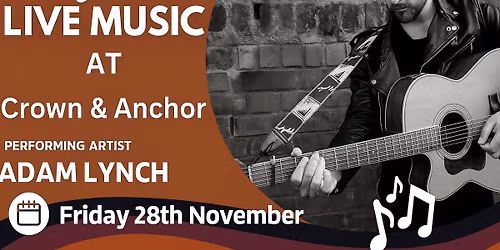 LIVE MUSIC with Adam Lynch \ud83c\udfb8