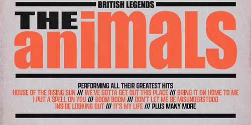 The Animals | Slagthusets Teater, Malm\u00f6
