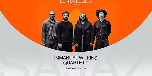 IMMANUEL WILKINS QUARTET  \/\/ PISA JAZZ REBIRTH 26