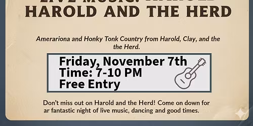 live Music: Herald and the Herd