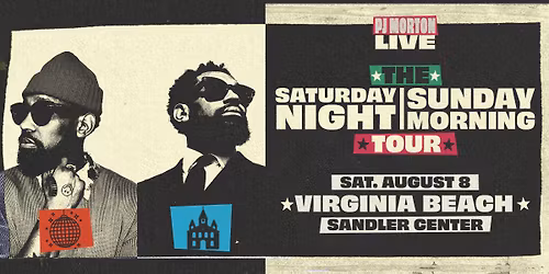PJ Morton Saturday Night Sunday Morning Tour