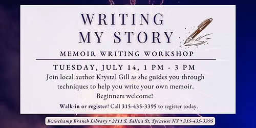 Writing My Story: Memoir Writing Workshop