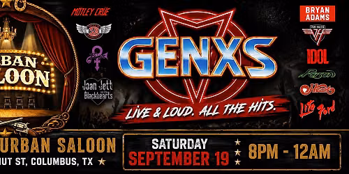 GenXs LIVE @ Urban Saloon