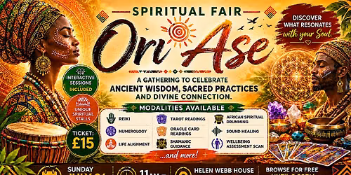 Ori Ase`  - A Spiritual Fair