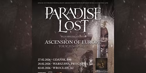 Paradise Lost \/ 28 II 2026 \/ Warszawa