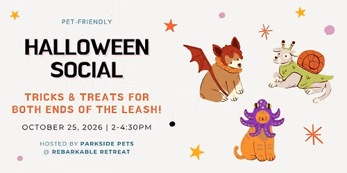 Pet-Friendly Halloween Social & Mini-Crafting Workshop