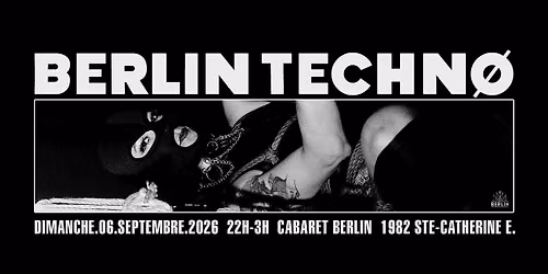 BERLIN TECHNO - Labour Day Weekend 2026