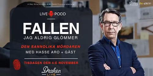 Hasse Aro  - Fallen jag aldrig gl\u00f6mmer | G\u00f6teborg, Draken Live