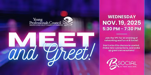YPC Meet & Greet at B Social!