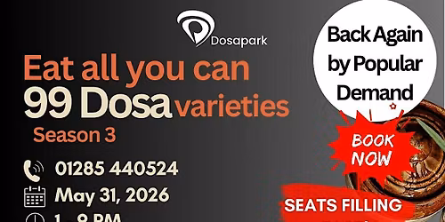 Bottomless Dosa Fest with 99 varieties