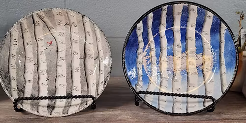 Pottery Painting Technique Class (2 Bowls)