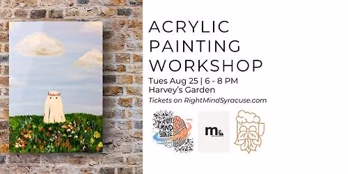 Acrylic Painting Workshop: "Wildflower Haunt"