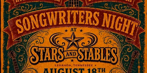Grand Ole Barn Hit Songwriters Night 