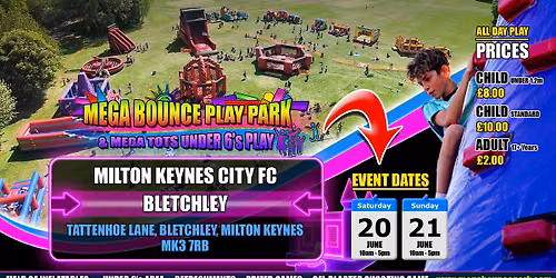 Mega Bounce Play Park - MK City FC - Bletchley — Mk City Fc
