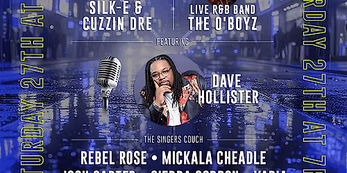 Bliss Rnb Couch Experience Concert With Headliner Dave Hollister