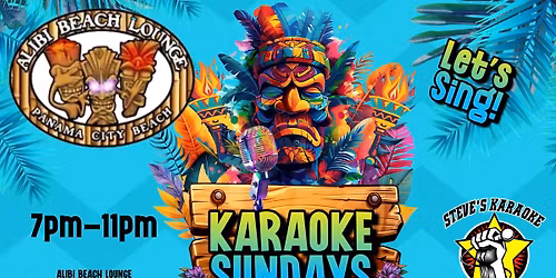 Sunday Karaoke Nights at Alibi Beach Lounge!