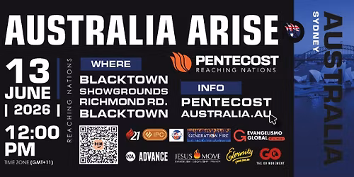 Pentecost 26 Australia Arise