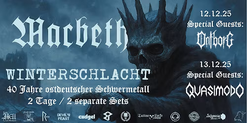 Macbeth - 40 Jahre Schwermetall - Winterschlacht Tag 1