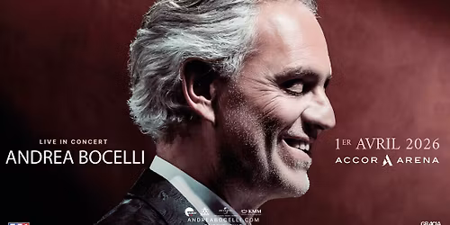 ANDREA BOCELLI \u2022 accor arena \u2022 Paris