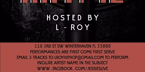Open Rhyme hosted by: L-Roy