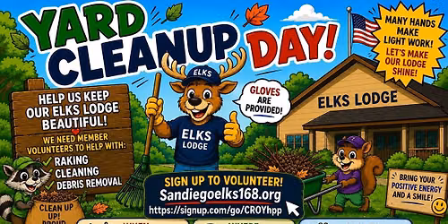 Yard cleanup day!