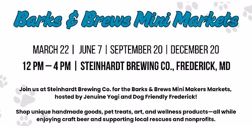 Barks and Brews Mini Markets at Steinhardt Brewery