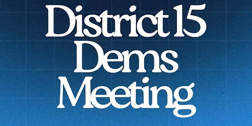 May Dems Meeting