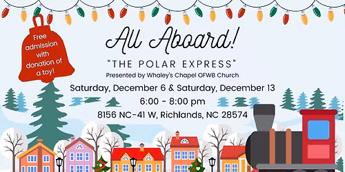 Polar Express Event at Whaley\u2019s Chapel
