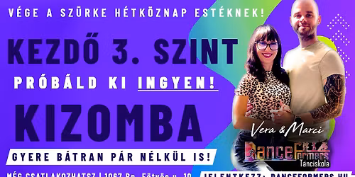 \u00daj Kezd\u0151 3 Kizomba & Urban Kiz Tanfolyam - Jelentkezz Ingyenes Els\u0151 \u00d3r\u00e1dra!