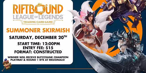 GGM Riftbound December Summoner Skirmish