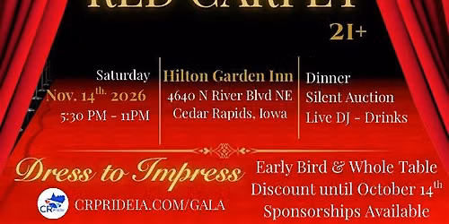 2nd Annual  CR Pride Gala