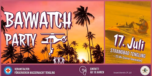 Baywatch Party Tengling \ud83e\udd73\ud83d\udc6f\ud83c\udf79