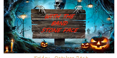 ADULT HALLOWEEN PARTY WITH BAND STONE FACE