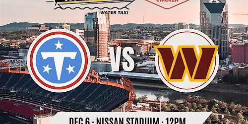 Titans\/Commanders Gameday Water Taxi