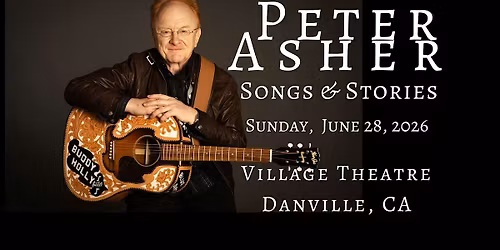 Peter Asher: Songs & Stories  2 pm