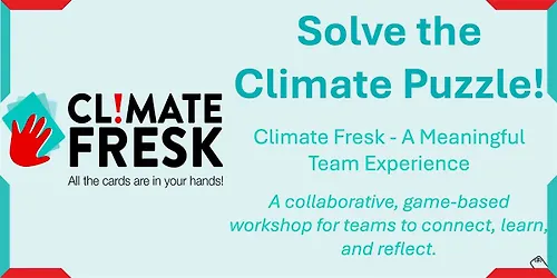 Climate Literacy Workshop for Teams Climate Fresk (Enquiry only)